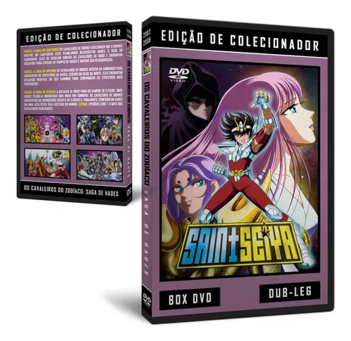 Dvd Cavaleiros Do Zodiaco Dublado + Hades + 5 Filmes