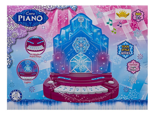 Piano Electronico De Juguete Con 5 Modos De Melodias Color Negro