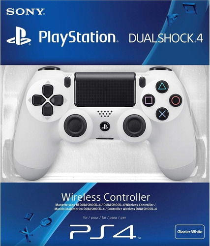 Joystick Inalámbrico Sony Dualshock 4 Glacier White Ade