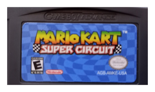 Super Mario Kart Para Game Boy Advance, Nds, Lite. Repro 