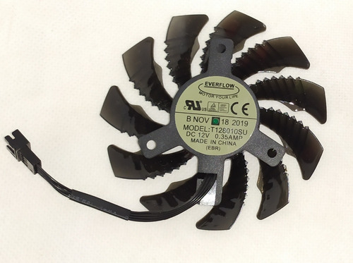 Imagen 2 de 3 de Ventilador Para Gpu Gtx 970, 980, 1060, 1080 Ti (gigabyte).