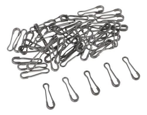 10 X 50x Swivels Cebos Señuelos Clip Enlace Pesca Gran 20mm