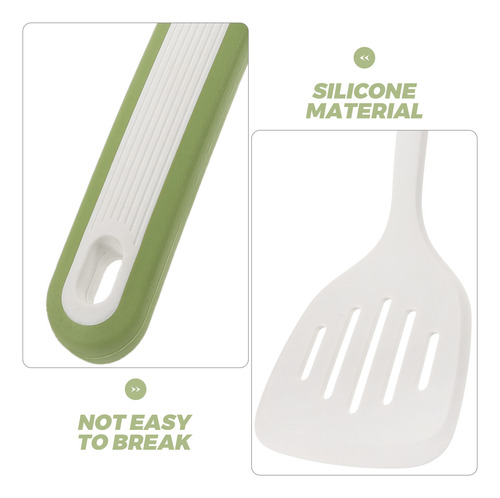 Espátula De Silicona Para Cocinar Espátula Giratoria Ranurad