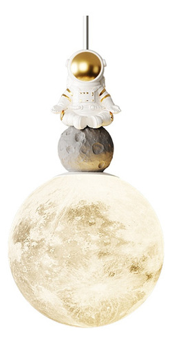 Lámpara Colgante Lunar Astronauta Dibujos Animados For Niños