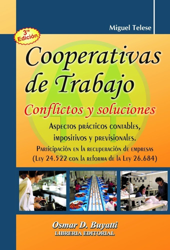 Libro Cooperativas De Trabajo Miguel Telese