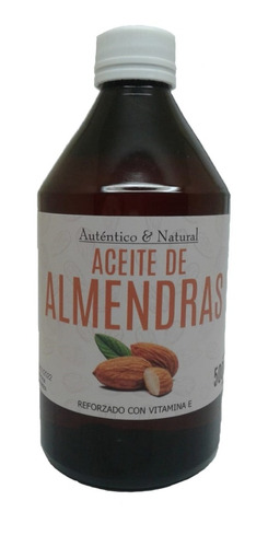 Aceite De Almendras Dulces Con Vitamina E X 500 Ml Puro.