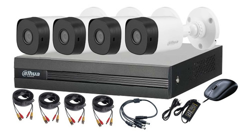 Cctv Kit Profesional Dahua Dvr 8ch + 4 Cam 1080p Tienda9cl