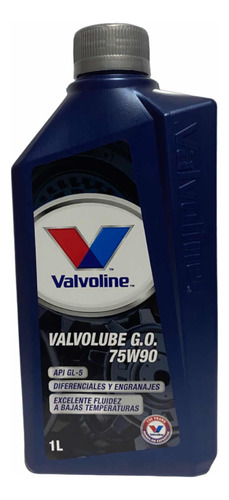 Aceite Valvoline 75w90 Gl5 De 1 Litro