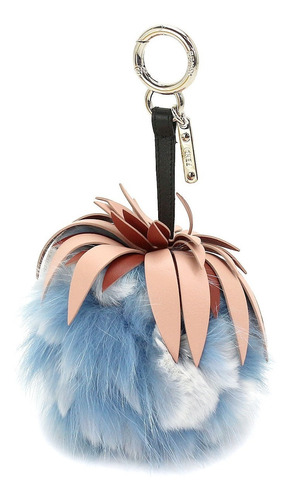 Llavero Fendi Para Cartera Bag Bugs Fur Charm Pompon 