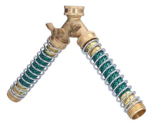 Divisor De Manguera De Agua De Latón, 2 Vías, Resistente, An