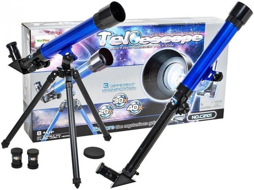 Telescopio Iniciacion Niños. 3 Aumentos 20x, 30x Y 40x Zoom