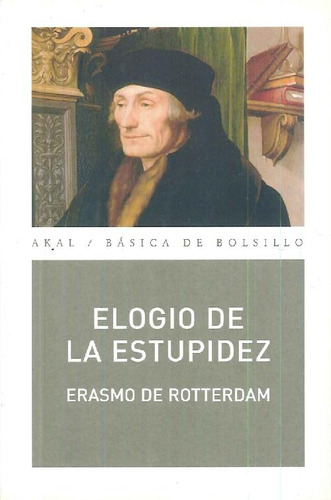 Libro Elogio De La Estupidez De Desiderius Erasmo De Rotterd