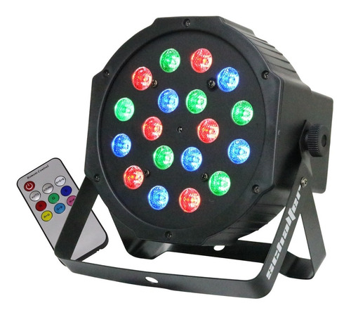 Cañon Par 64 18x3w Led Recargable Bateria Litio Control Rem