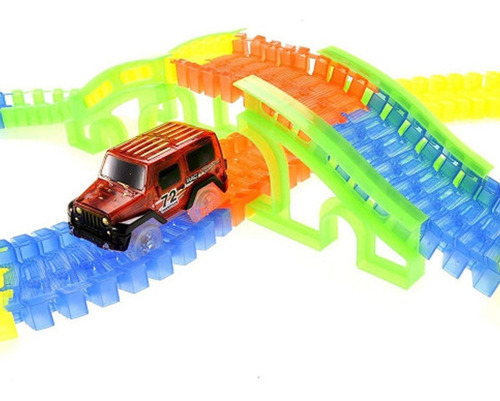 Pista Flexible Luminosa 133 Piezas Fenix Envio Full (24011)