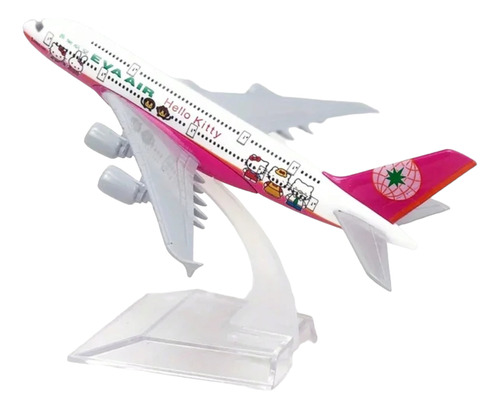 Avión Escala Eva Air Kitty Miniatura Modelismo 