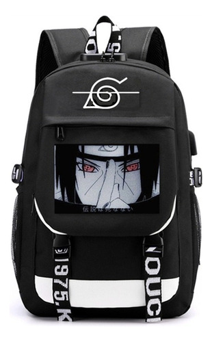 Mochila Casual Anime Uchiha Itachi Naruto Cool Fashion L