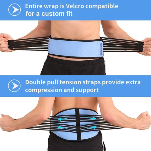 Faja Lumbar Con Gel Terapia Frio Calor Ajustable Ajustable