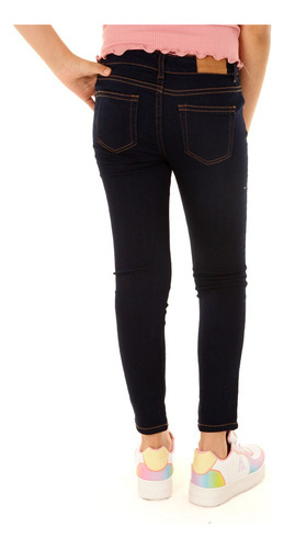 Jeans Fantastic Niña Mezclilla Básicos Corte Skinny