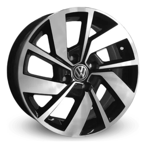 Rodas Vw Gol Voyage 4x100 Aro 15 (jogo) +bicos Cor Preto Com Diamantado