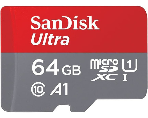 Tarjeta De Memoria Sandisk Microsdxc De 64 Gb C/ Adaptador