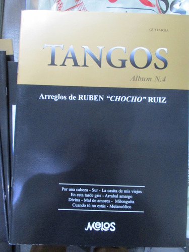 Imagen 1 de 3 de Tangos, Album Nº 4 Arreglos De Aníbal Arias. Guitarra 