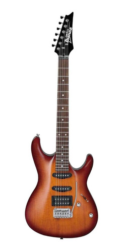 Guitarra eléctrica Ibanez SA GIO GSA60 de okoume brown sunburst con diapasón de amaranto
