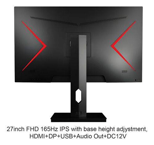 Monitor Gamer Ulk-27fhd165hz 27 Dp/hdmi/usb Fhd 1ms Ips