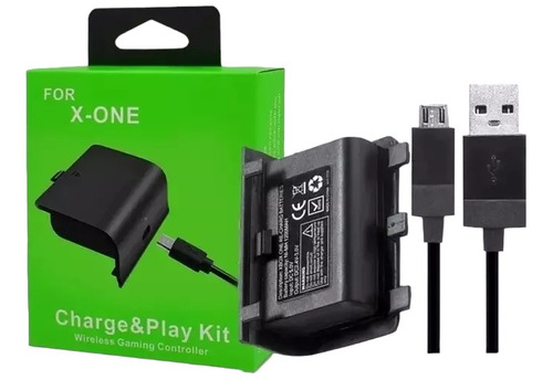 Kit Carga Y Juega Compatible One  + Cable De 3 Mtrs Malla