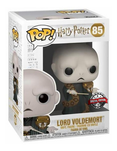 Imagem 2 de 3 de Boneco Funko Pop Harry Potter Lord Voldemort E Nagini 85
