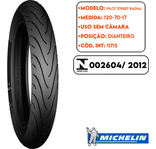 Par Pneu Kawasaki Zr 650 Rs 120-70-17 + 160-60-17 Michelin