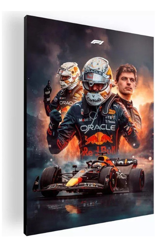 Cuadro Mural Decorativo Poster Max Verstappen 60x84 Cm