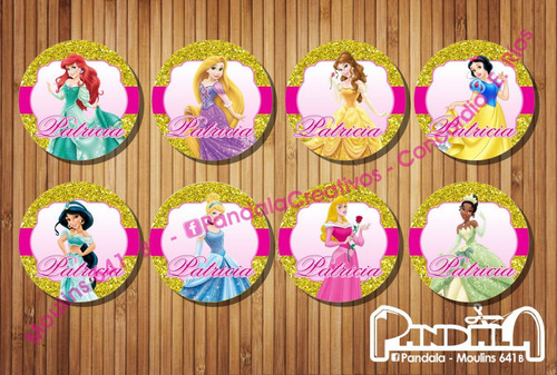 Bolsitas Para Sorpresitas Princesas De Disney X10 Unid.