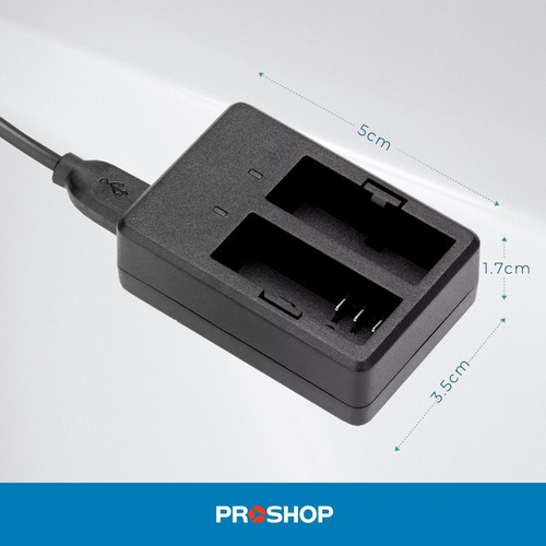 Imagen 2 de 7 de Cargador Doble Para Baterías De Sj6 Legend - Sjcam Original