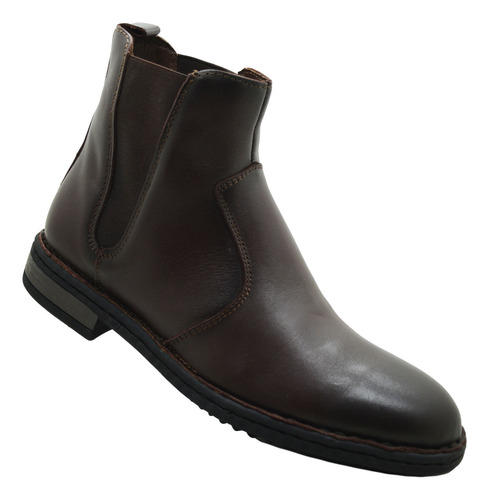 Media Bota Lobo Solo Bruno 7949 Madrid Burgundy Vacuno