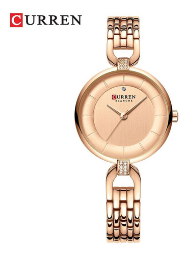 Reloj Para Mujer Curren Curren Blanche Krec7320 Oro Rosa