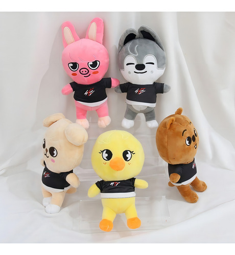 Brinquedo de pelúcia Skzoo Stray Kids Cartoon Animal Brown Bear