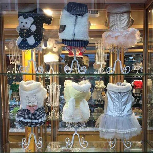 Soporte De Exhibición De Ropa Para Perros Atractivo Negro