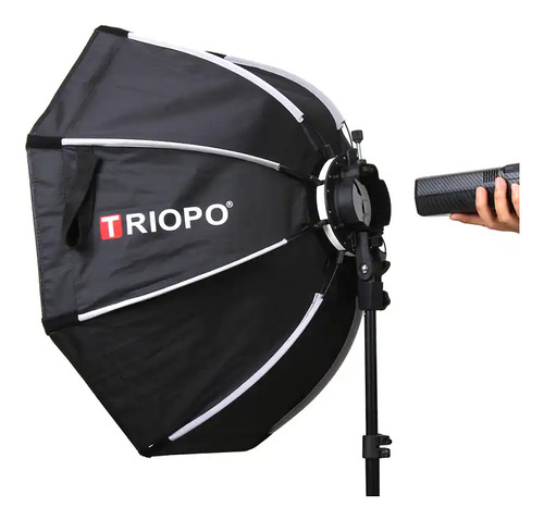 Triopo Kx-90 Softbox Octogonal Para Speedlight Con Soporte