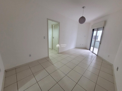 Imagem 2 de 16 de Apartamento 01 Dormitório Para Locação Em Santa Maria Amplo Com 61m2 Área Privativa, Sacada, Garagem No Ed Louvre Próximo Av Presidente Vargas - 48840