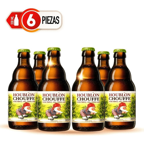 Six Pack Cerveza Houblon Chouffe 330ml C/u
