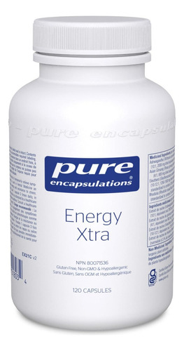 Energía Xtra Pure Encapsulations 120 Cápsulas