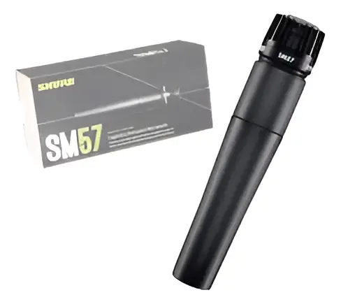 Microfone Shure Sm Sm57-lc Legendary Instrument - Preto