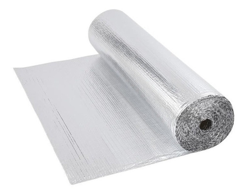 Aislante De Burbujas Thermalum Aluminizado Una Cara 1m X 15m