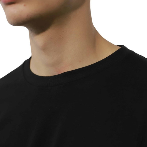 Remera Manga Larga Negro Premium Algodon No Name Skateboard
