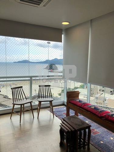 Imagem 1 de 30 de Apartamento A Venda Com 2 Dormitórios Vista Total Para O Mar Na Pompéia Em Santos - Ap00606 - 69853188