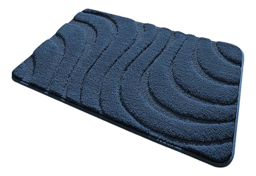 Alfombra De Baño, Alfombra De Entrada 40cmx60cm Azul