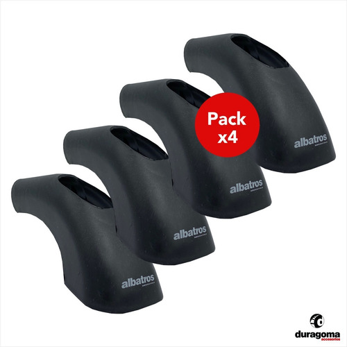 Imagen 2 de 10 de Pack X4 Carcaza Puntera Plástica Albatros Portaequipaje Nova