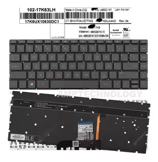 Teclado Laptop Pavilion 13-an 13-an0007la 13-an0012la 13-ar