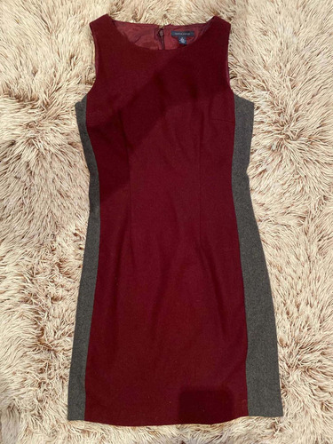 Vestido Tommy Hilfiger Color Vino Talla S