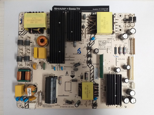 Tarjeta Fuente Para Pantalla Sharp Modelo 4t-c55dl7ur (Usado)